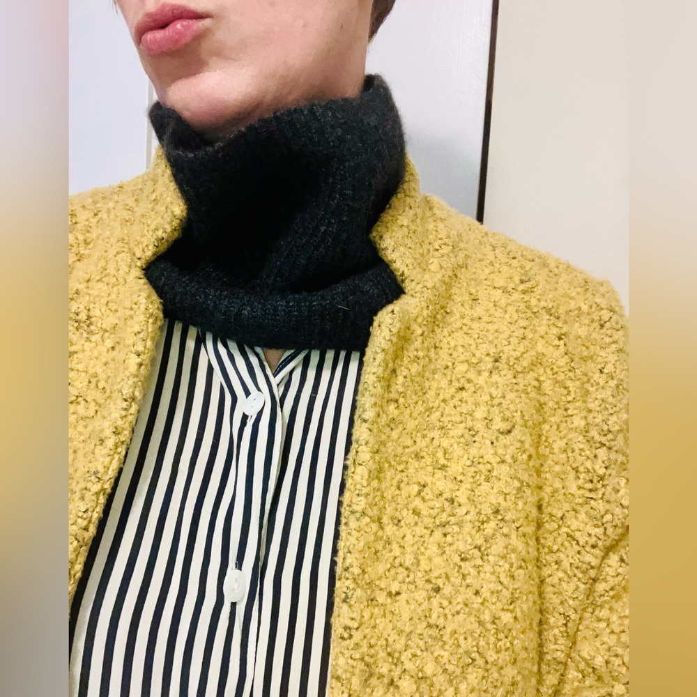 Everlane Cashmere Neck Warmer (Cowl/Snood) in Heathered Charcoal